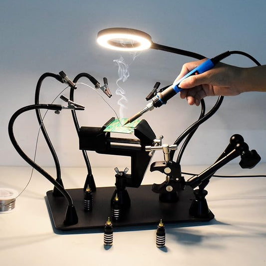 MagnoForge™ Pro Helping Hands Soldering Station